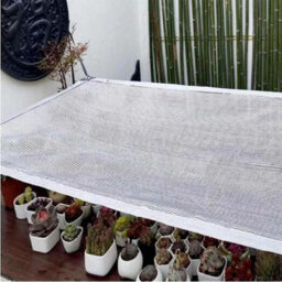 Grey 1X4M Rectangular Aluminium Shade Sail 99% Uv Protection With Eyelets Reflective - thumbnail 8