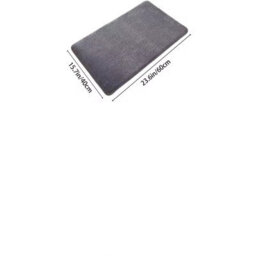 Super Absorbent Coral Velvet Bath And Floor Mat Anti Slip Bathroom And Door Mat - thumbnail 2