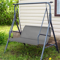 Grey Cover For Swing, 138X50X50 Cm, 1 Piece, Waterproof And Stain-Resistant Oxford Fabric. - thumbnail 3