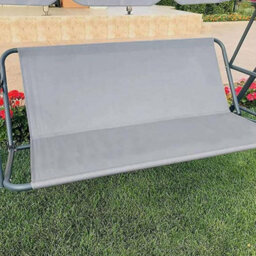 Grey Cover For Swing, 138X50X50 Cm, 1 Piece, Waterproof And Stain-Resistant Oxford Fabric. - thumbnail 2