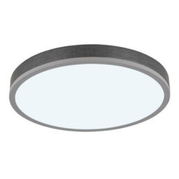 Luminosa Lighting Luminosa Doro 45Cm Flush Ceiling Light Silver Colored Led Dimmable 2700-6500K Remote Control Timer - thumbnail 5