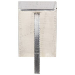 Berkfield Aviator Desk Silver 112X50X76 Cm Metal - thumbnail 3