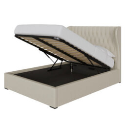 Gfw Dakota Ottoman Storage Bed King Natural - thumbnail 3