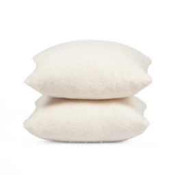 OHS 2 Pack Of Boucle Teddy Fleece Cushion Covers - thumbnail 4