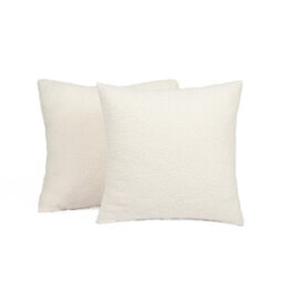 OHS 2 Pack Of Boucle Teddy Fleece Cushion Covers - thumbnail 2