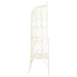 Walplus Garden Bench 95 Cm Iron Antique White - thumbnail 3
