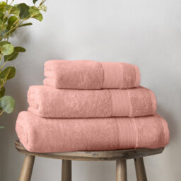 Bianca Fine Linens Supima Cotton 50X90Cm Hand Towel Pink - thumbnail 3