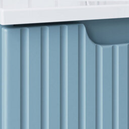 Heze Furniture Noca Bathroom Cabinet 100Cm In Baby Blue & Oak - thumbnail 2