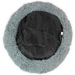 Actiaspet Dog Cat Bed Fluffy Donut Kitten Puppy Pet Cushion Calming Mattress S (Grey) - thumbnail 7