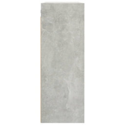 Berkfield Hanging Wall Cabinet Concrete Grey 69.5X32.5X90 Cm - thumbnail 6