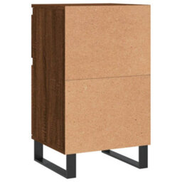 Berkfield Sideboards 2 Pcs Brown Oak 40X35X70 Cm Engineered Wood - thumbnail 9