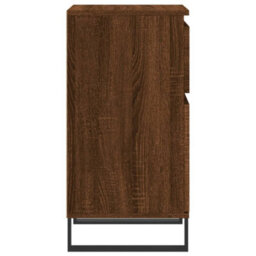 Berkfield Sideboards 2 Pcs Brown Oak 40X35X70 Cm Engineered Wood - thumbnail 8