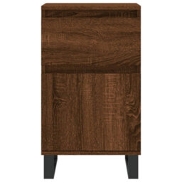 Berkfield Sideboards 2 Pcs Brown Oak 40X35X70 Cm Engineered Wood - thumbnail 6