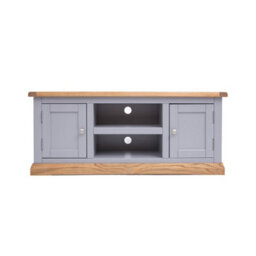 Cabinet Bits Biccari Grey 2 Door Tv Cabinet Chrome Knob - thumbnail 2