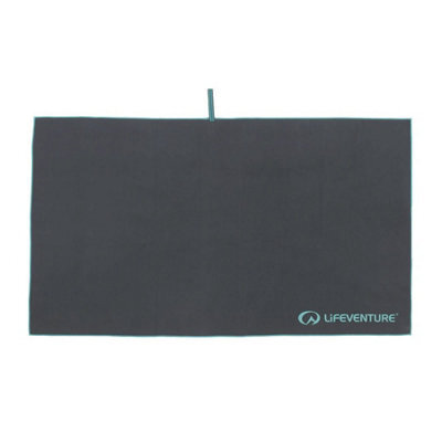 Lifeventure Compact Travel Towel 130 X 75Cm - Grey - image 1