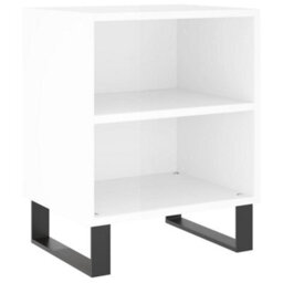 Berkfield Elegant Bedside Cabinets 2 Pcs High Gloss White 40X30X50 Cm Engineered Wood - thumbnail 4