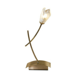 Luminosa Lighting Luminosa Pietra Table Lamp 1 Light G9, Antique Brass - thumbnail 1
