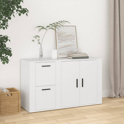 Berkfield Sideboard White 100X33X59.5 Cm Engineered Wood - image 1