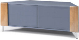 "Mda Designs Corvus Corner-Friendly Grey Oak Beamthru Doors Tv Cabinet For Flat Screen Tvs Up To 50""" - thumbnail 5