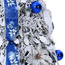 Vidaxl Artificial Christmas Tree With 200 Leds White 210 Cm Pvc - thumbnail 6