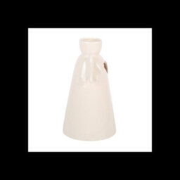 Angel Shaped Ceramic Vase Off White Sculpted Angel Flower Vase - thumbnail 3
