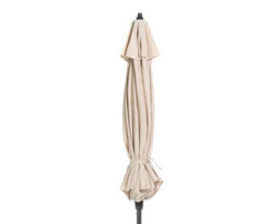 Royalcraft Ivory 2.7M Crank And Tilt Led Strip Parasol (38mm Pole, 8 Ribs) - thumbnail 8