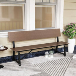 183Cm Outdoor Garden Bench 4-Person Patio Hdpe Bench - thumbnail 3