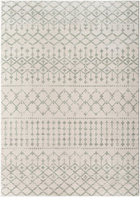 Livabliss Roma Geometric Ivory Medium Green Rug 200 X 275 Cm - image 1