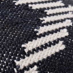 Pacific Lifestyle Indoor And Outdoor Black And White Chevron Pattern Scatter Cushion - thumbnail 6