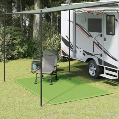 Berkfield Tent Carpet Light Green 250X200 Cm Hdpe - image 1
