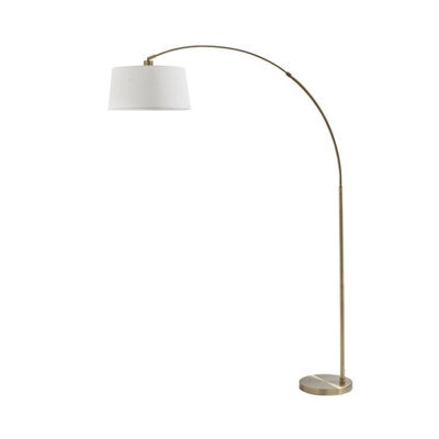 Pagazzi Lighting Pagazzi Jive Antique Brass Arc Floor Lamp - image 1