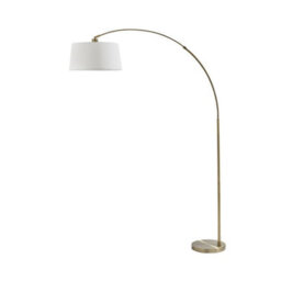 Pagazzi Lighting Pagazzi Jive Antique Brass Arc Floor Lamp - thumbnail 1