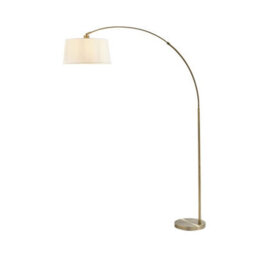 Pagazzi Lighting Pagazzi Jive Antique Brass Arc Floor Lamp - thumbnail 2