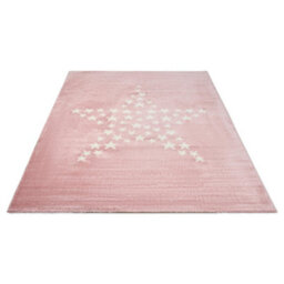 "Bravich Pink Star Kids Rug 80 X 150Cm (2'7""x 4'11"")" - thumbnail 2