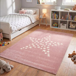 "Bravich Pink Star Kids Rug 80 X 150Cm (2'7""x 4'11"")" - thumbnail 7