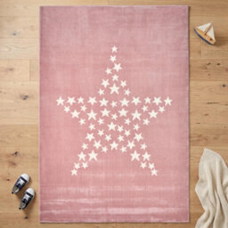"Bravich Pink Star Kids Rug 80 X 150Cm (2'7""x 4'11"")" - thumbnail 6
