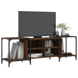 Berkfield Tv Cabinet Brown Oak 153X37X50 Cm Engineered Wood - thumbnail 3