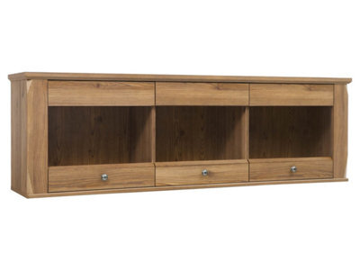 Arte Bergen 156 Cm Hanging Display Cabinet 3 Door Golden Sibiu Larch - image 1