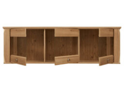 Arte Bergen 156 Cm Hanging Display Cabinet 3 Door Golden Sibiu Larch - thumbnail 4