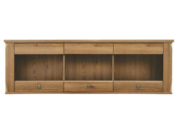 Arte Bergen 156 Cm Hanging Display Cabinet 3 Door Golden Sibiu Larch - thumbnail 3