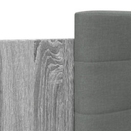 Berkfield Bed Frame With Led Without Mattress Grey Sonoma 100X200 Cm - thumbnail 9