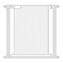 Pawhut Pressure Fit Safety Gate For Stairs W/ Auto Close 75-82 Cm - White - thumbnail 2