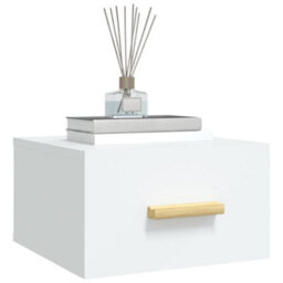 Berkfield Wall-Mounted Bedside Cabinets 2 Pcs White 35X35X20 Cm - thumbnail 4