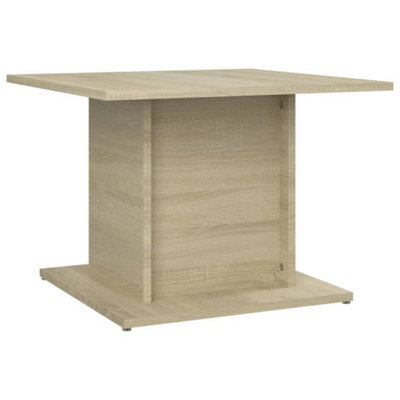 Vidaxl Coffee Table Sonoma Oak 55.5X55.5X40 Cm Engineered Wood - image 1