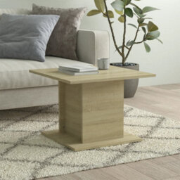 Vidaxl Coffee Table Sonoma Oak 55.5X55.5X40 Cm Engineered Wood - thumbnail 2