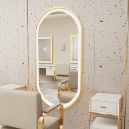 Luvodi 1200X600mm Oval Led Bathroom Mirror Illuminated Light Innovative Makeup Mirror, Anti-Fog - thumbnail 6