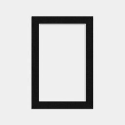 Ak Frames 12X8 Black Picture Mounts To Fit 10X6 Aperture Size - Mount Board Only (No Frame Included) - thumbnail 1