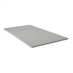 Homestylestore Black Grid Floating Glass Wet Room Walk In Shower Enclosure With Light Grey Slate Effect Tray 1400 X 800mm - thumbnail 3