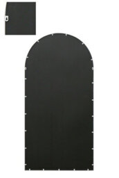 Mirroroutlet The Arcus White Framed Arched Leaner Wall Mirror 180Cm X 90Cm - thumbnail 6
