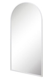 Mirroroutlet The Arcus White Framed Arched Leaner Wall Mirror 180Cm X 90Cm - thumbnail 3
